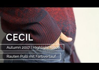 CECIL – Autumn 2017 – Highlight Piece Rauten Pulli mit Farbverlauf